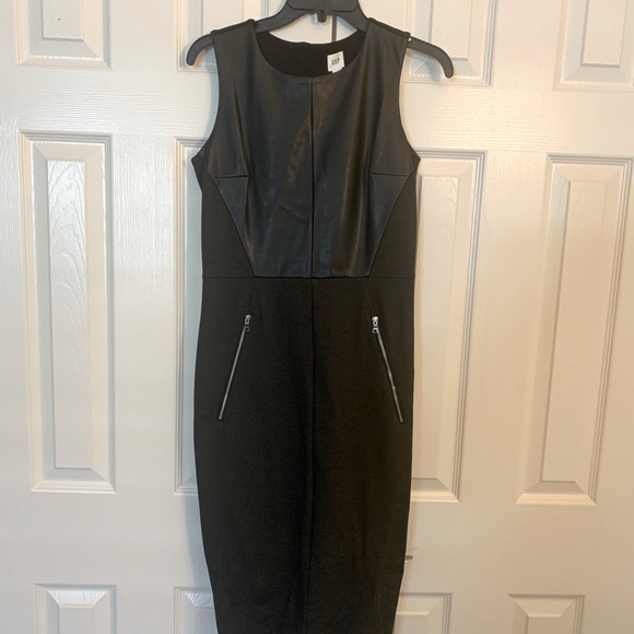 NWT Gap grey, black dress. Size 2 (fits like size 4) - Picture 1 of 3